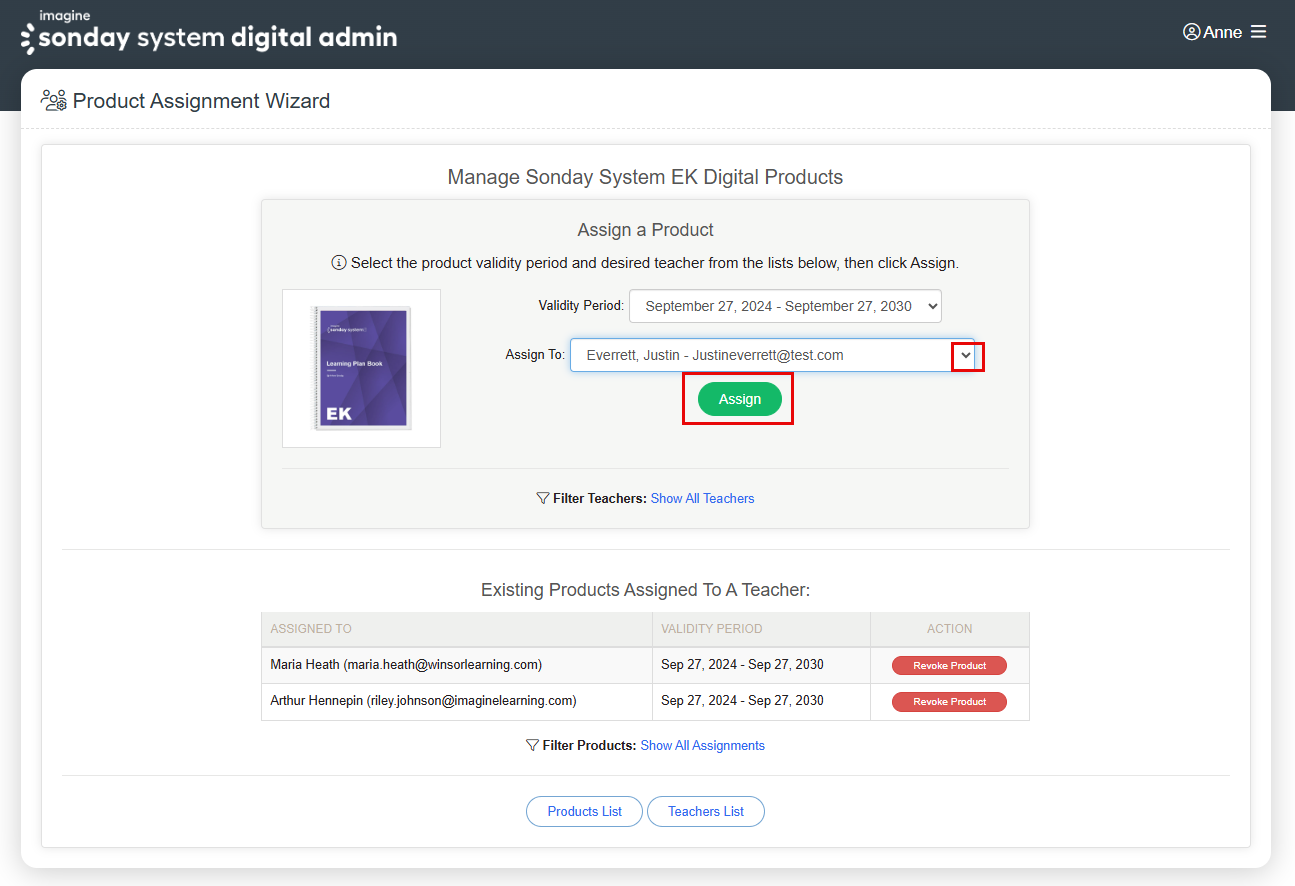 assign products from product assignment Wizard.png
