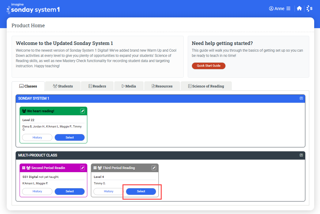 select Third Period Reading from Product Home.png