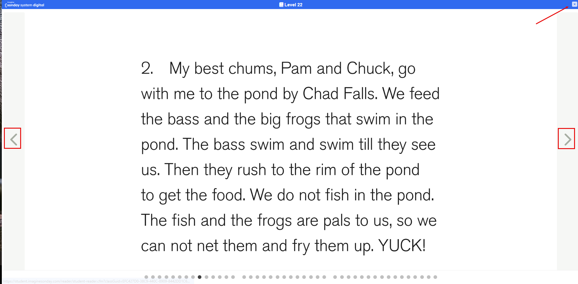 Arrows and X in digital readers.png