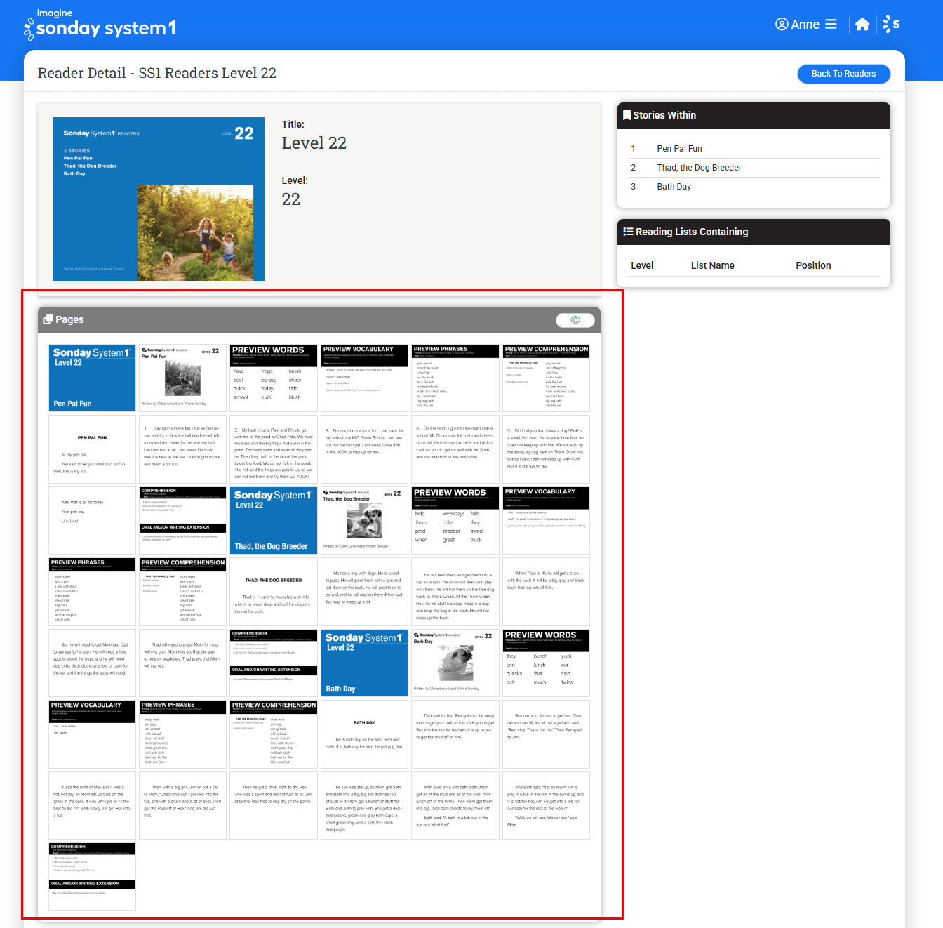 Pages section on Reader.png