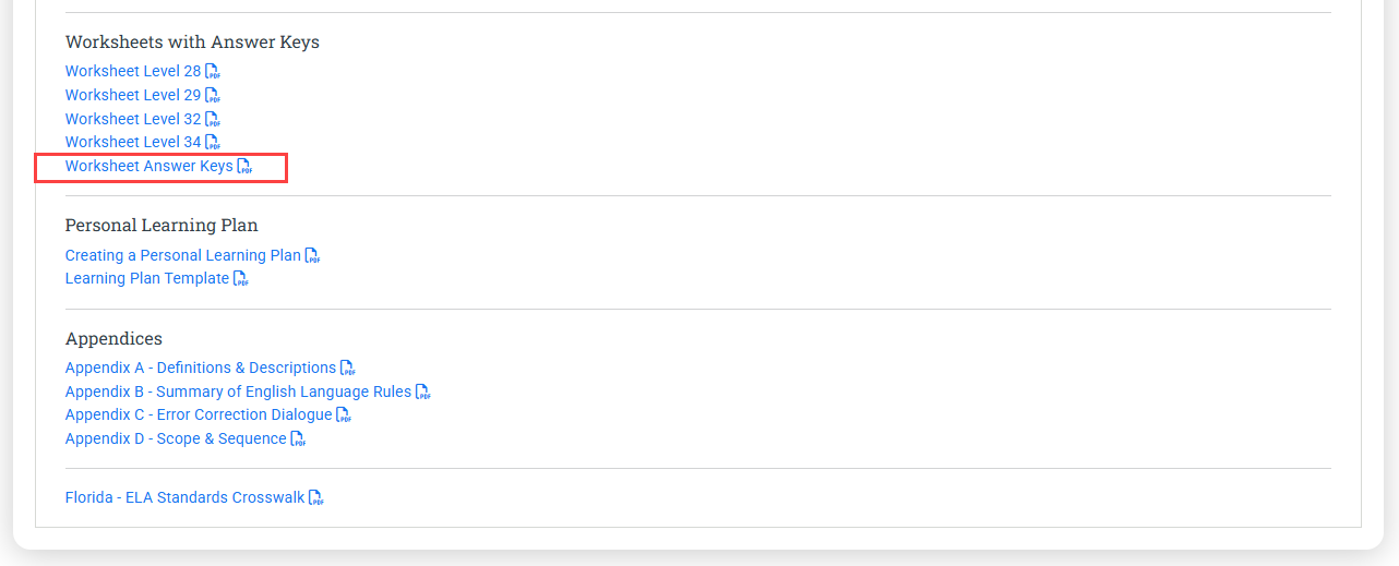worksheets with answer keys SS1.png