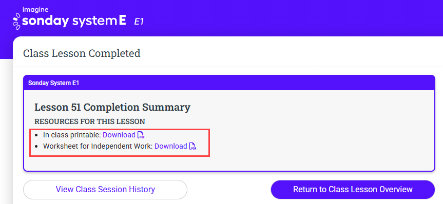 essentials 1 class lesson completed page level 50.png