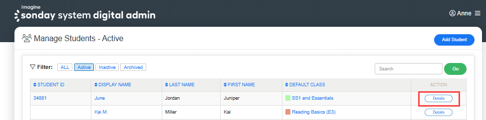 Juniper Jordan from Manage Students page.png