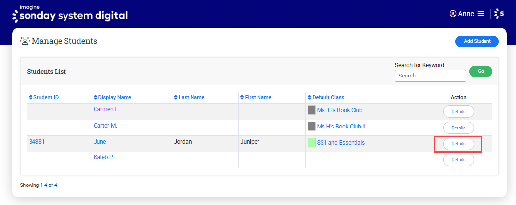 select June from the Manage Students page.png