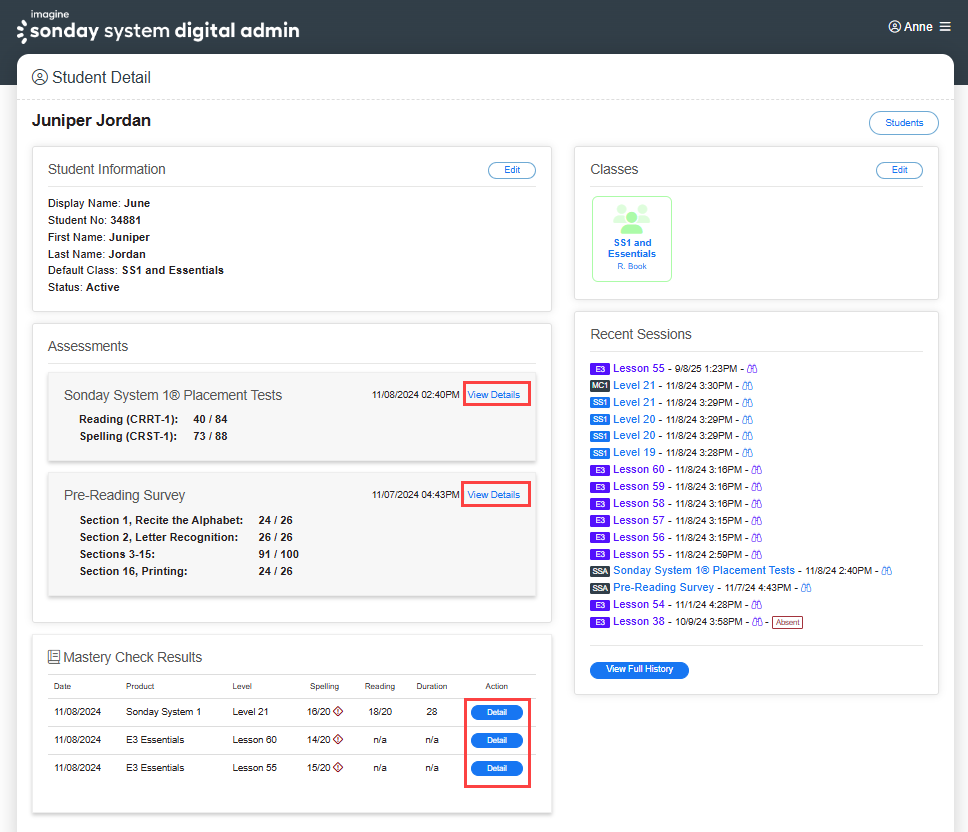 student detail page.png