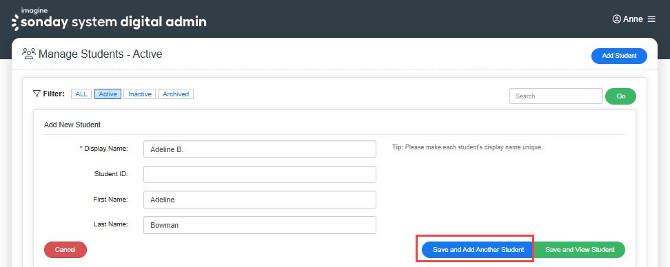 save and add another student - Admins.png