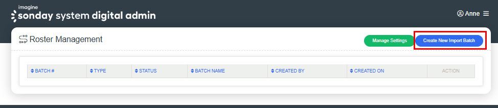 Roster Management - select New Import Batch.jpg